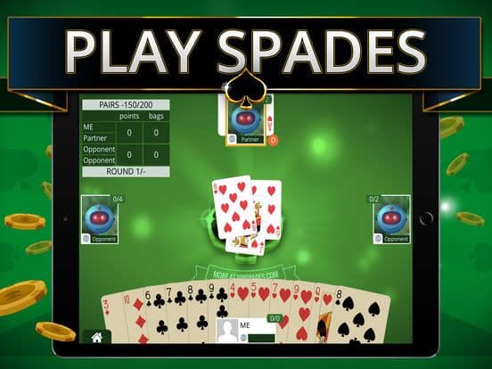 Spades Offline - Single Player screenshot 2
