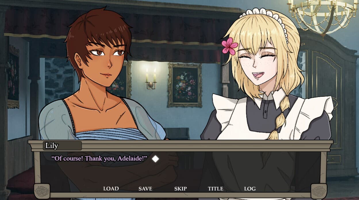 Carpe Noctem - Yuri Visual Novel screenshot 4