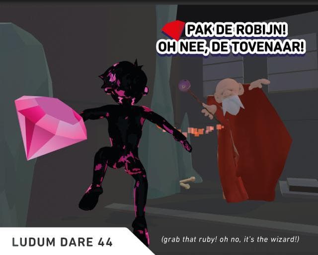 Pak de Robijn! Oh nee, de Tovenaar!