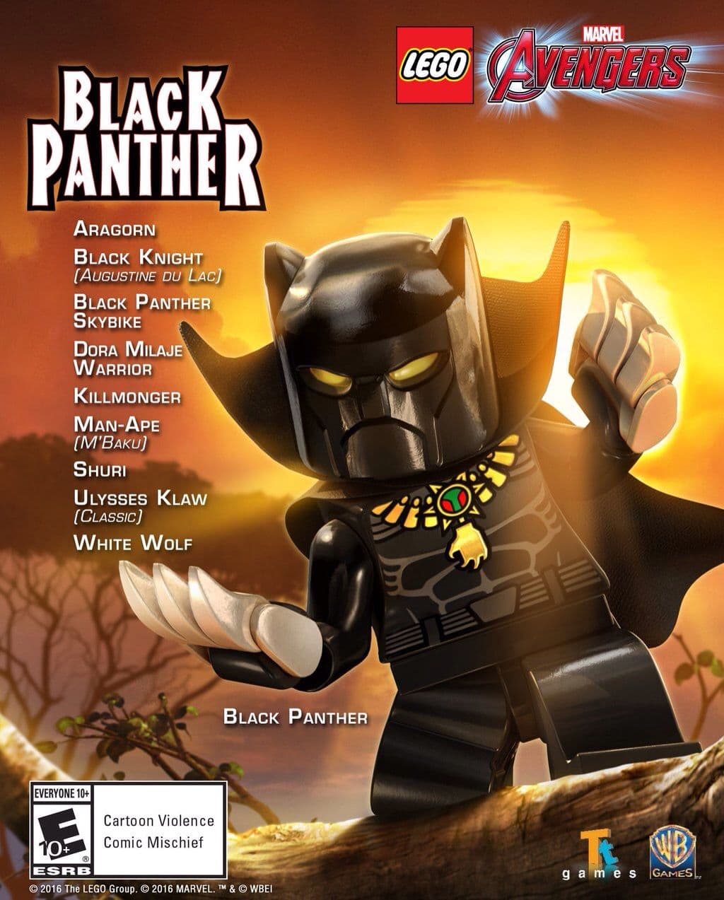LEGO Marvels Avengers - Classic Black Panther Pack