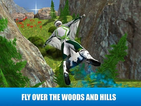 Wingsuit Sky Dive 3D Full screenshot 3