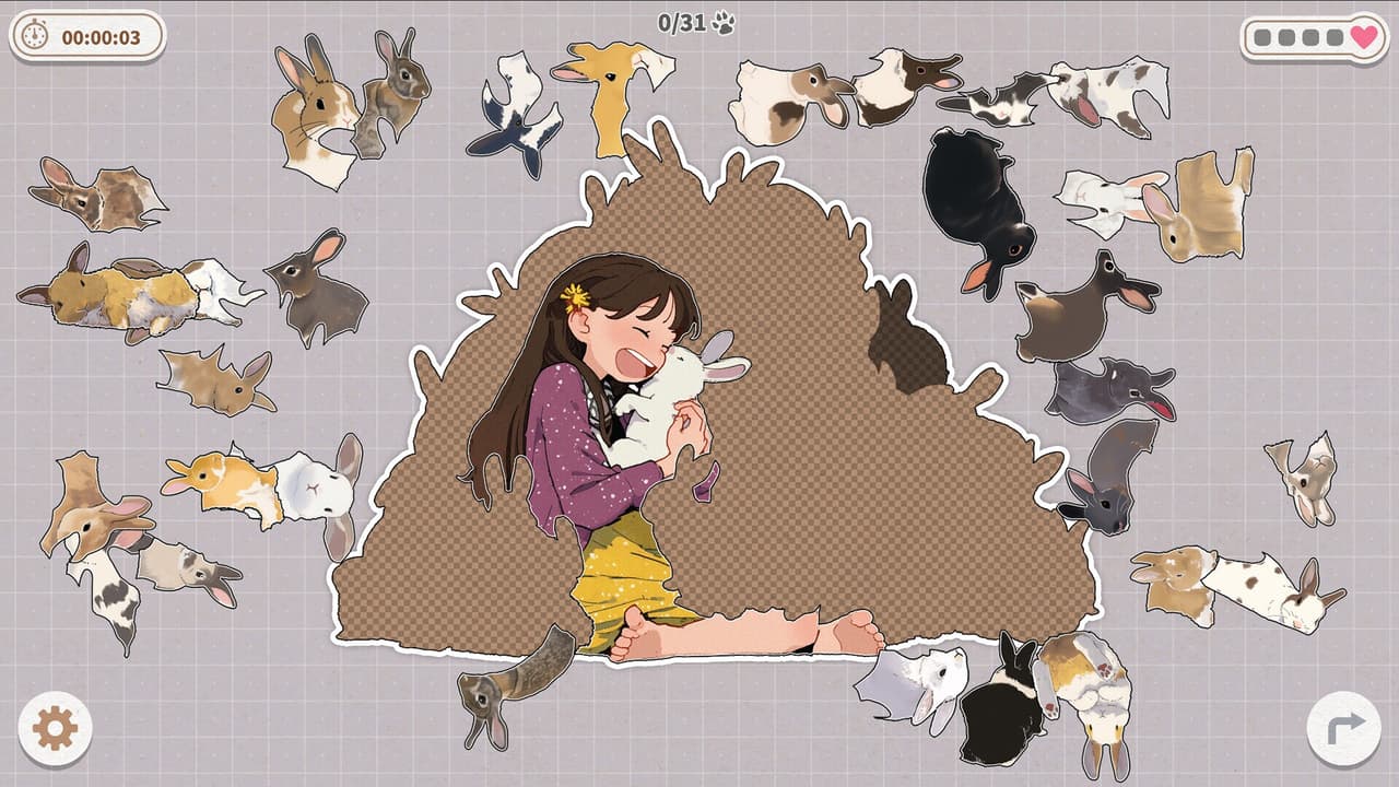 Bunnies Huddled Together screenshot 2