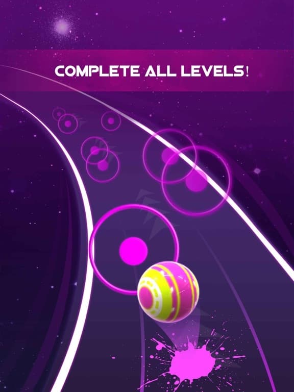 Dancing Neon Ball: Rush Road screenshot 6