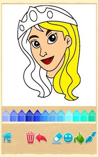 Princess Coloring Game screenshot 2