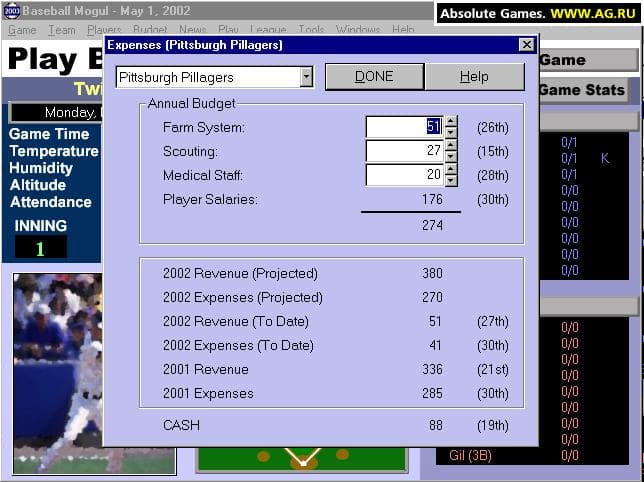 Baseball Mogul 2003 screenshot 6