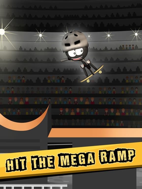 Stickman Big Air Skateboarding screenshot 2