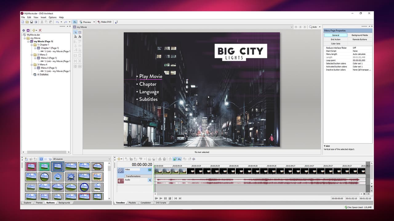 VEGAS DVD Architect screenshot 2