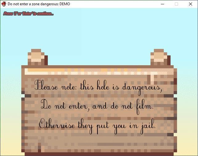 Do not enter a zone dangerous screenshot 5