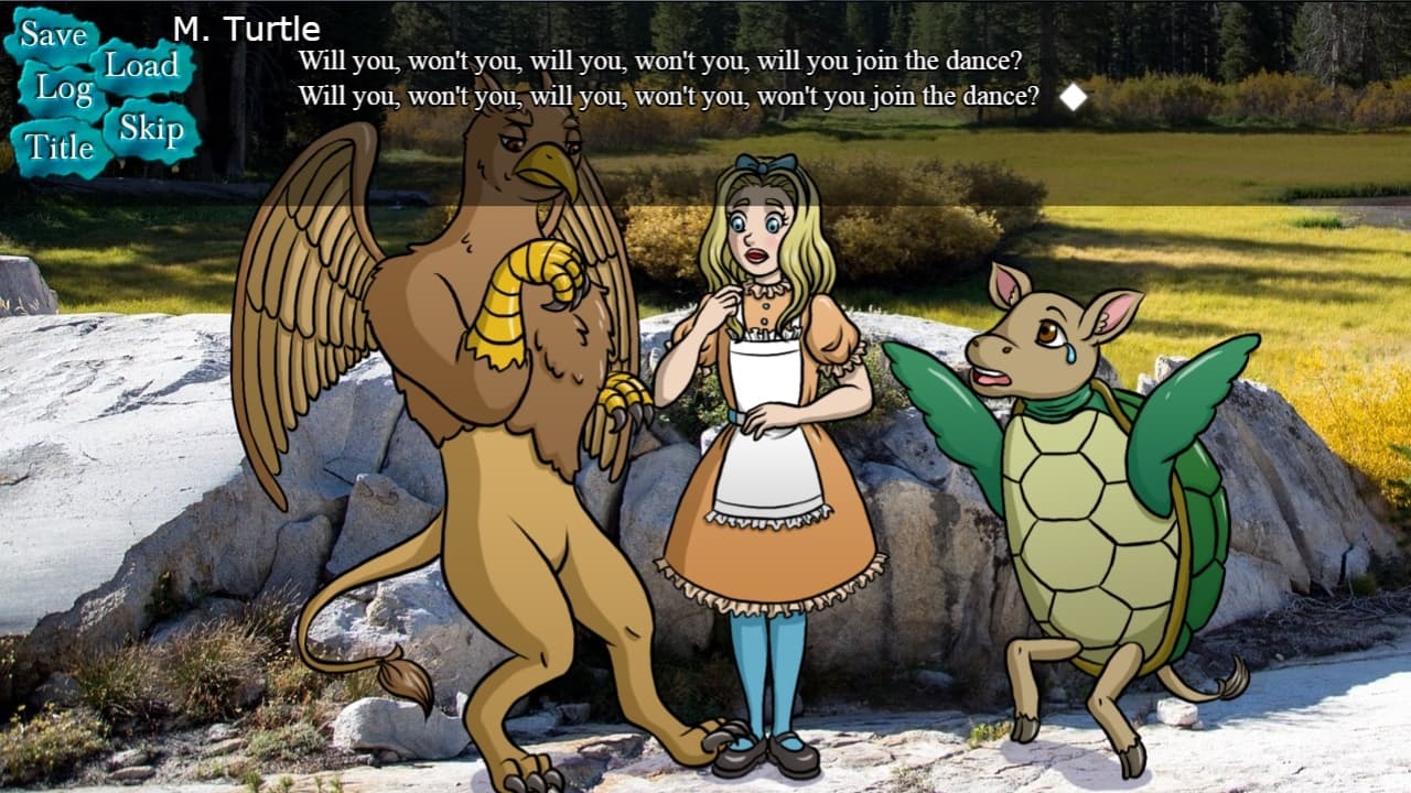BRGs Alice in Wonderland Visual Novel screenshot 5