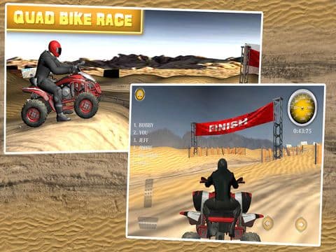 Quad Bike Race - Desert Offroad screenshot 2