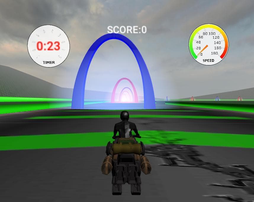 VR HOVERBIKE (for Cardboard VR Headsets) screenshot 4