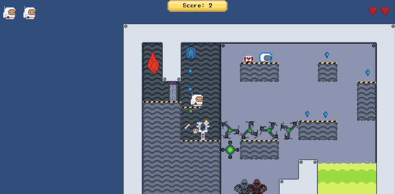 Platformer tutorial project screenshot 2