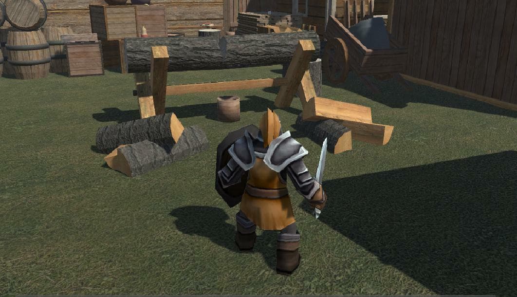Little knight helps out screenshot 3