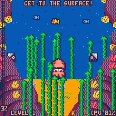 Squid! Escape! Fight!