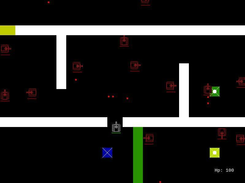 Minimal tanks battle