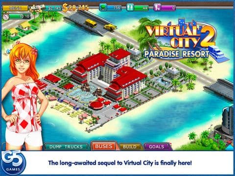 Virtual City 2: Paradise Resort HD screenshot 2