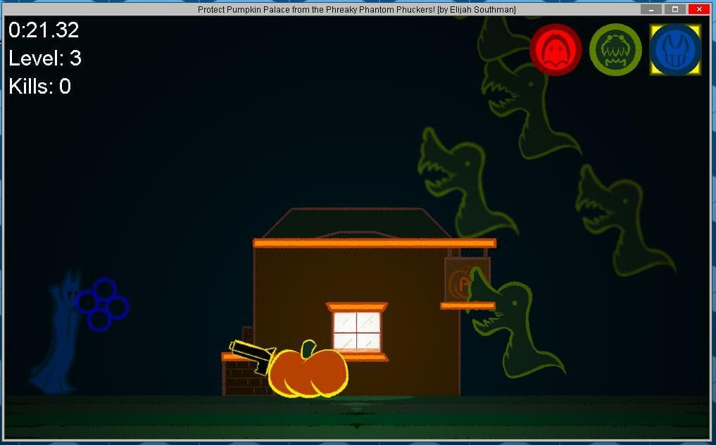 Protect Pumpkin Palace from the Phreaky Phantom Phuckers! screenshot 3