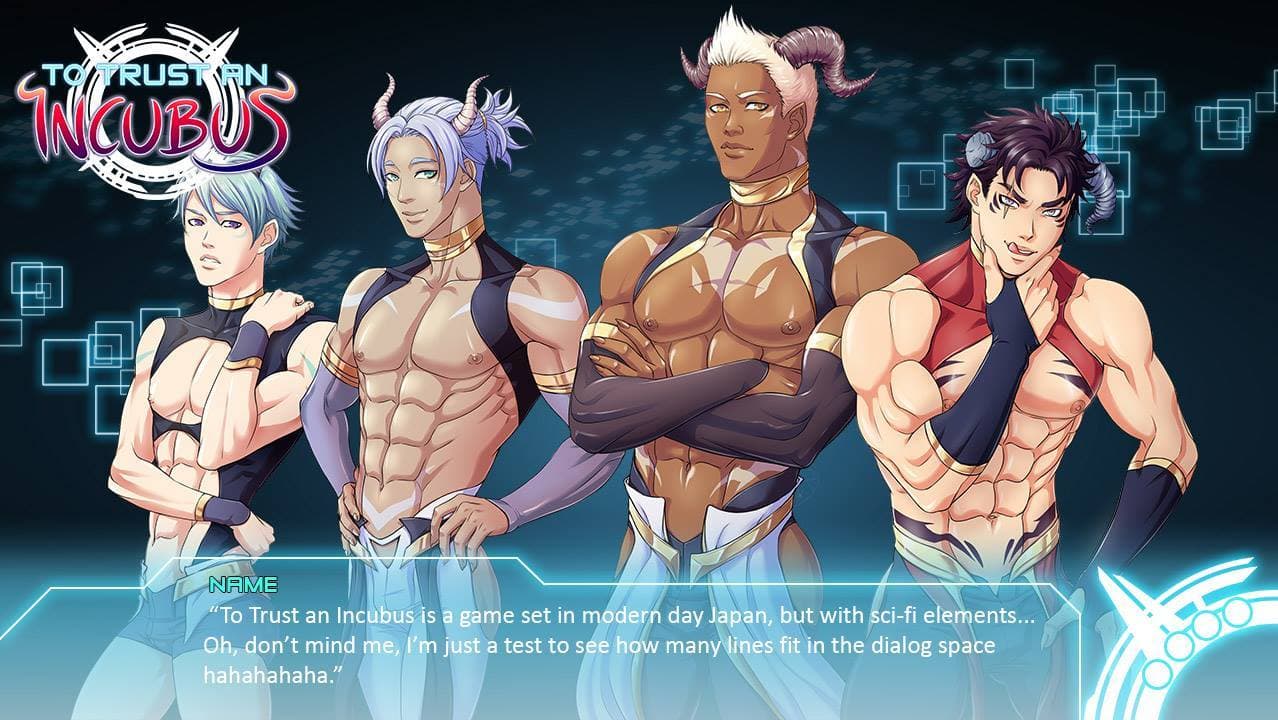 To Trust an Incubus Bara Yaoi BL Dating Sim Visual Novel screenshot 2