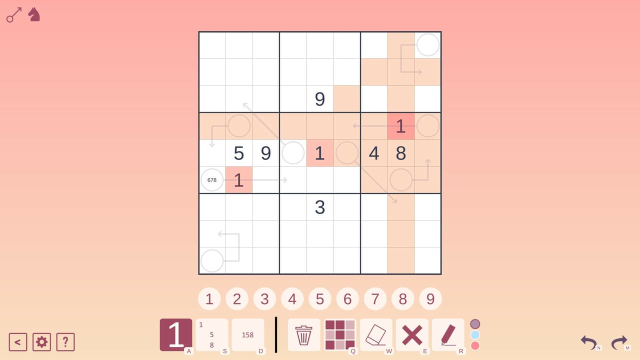 Arrow Sudoku screenshot 4