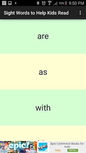 Sight Words to Help Kids Read screenshot 6