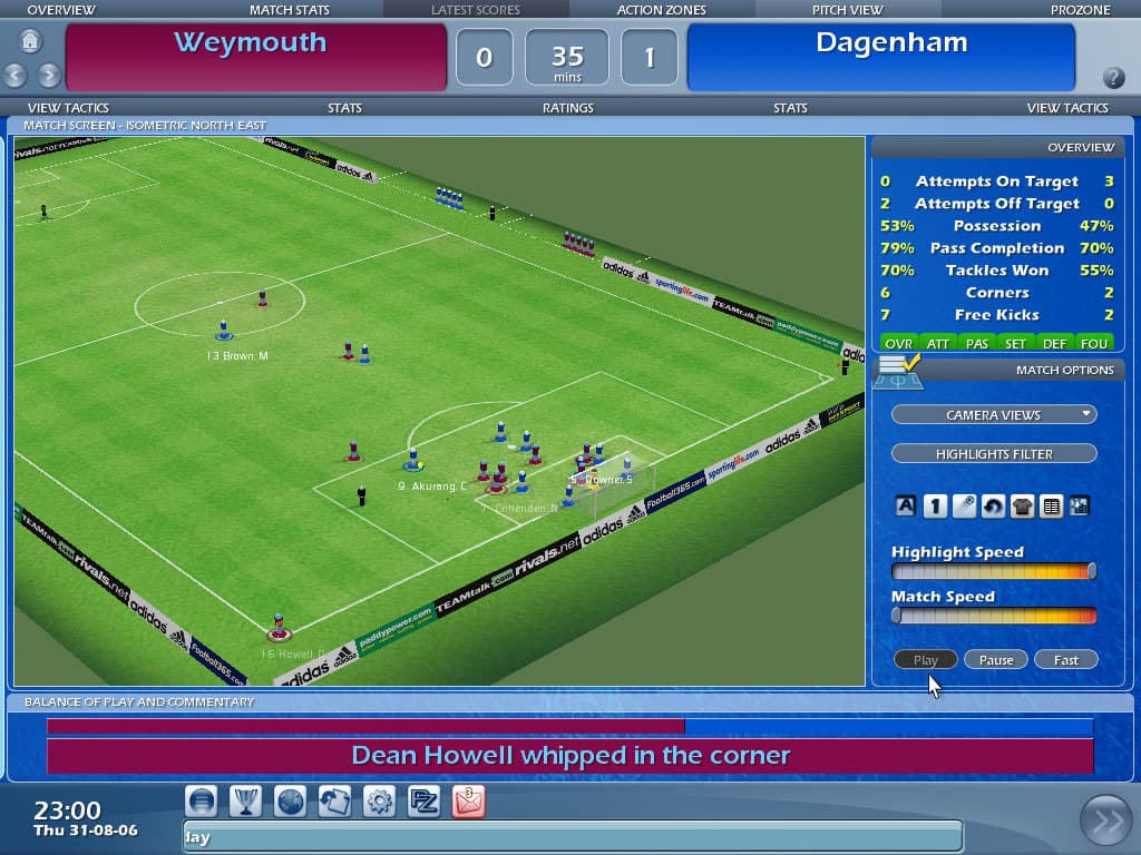 Championship Manager 2007 screenshot 2