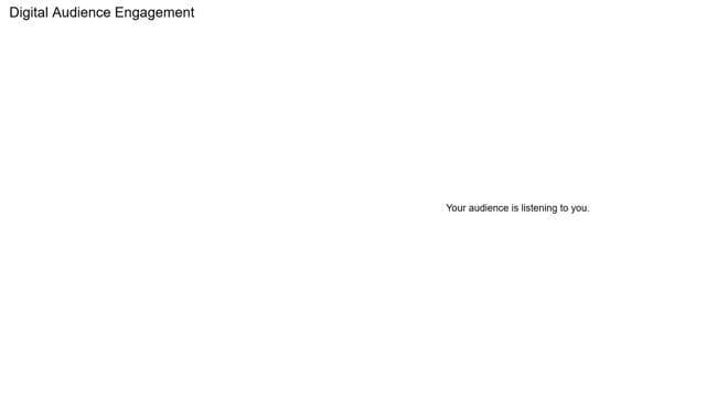 Digital Audience Engagement