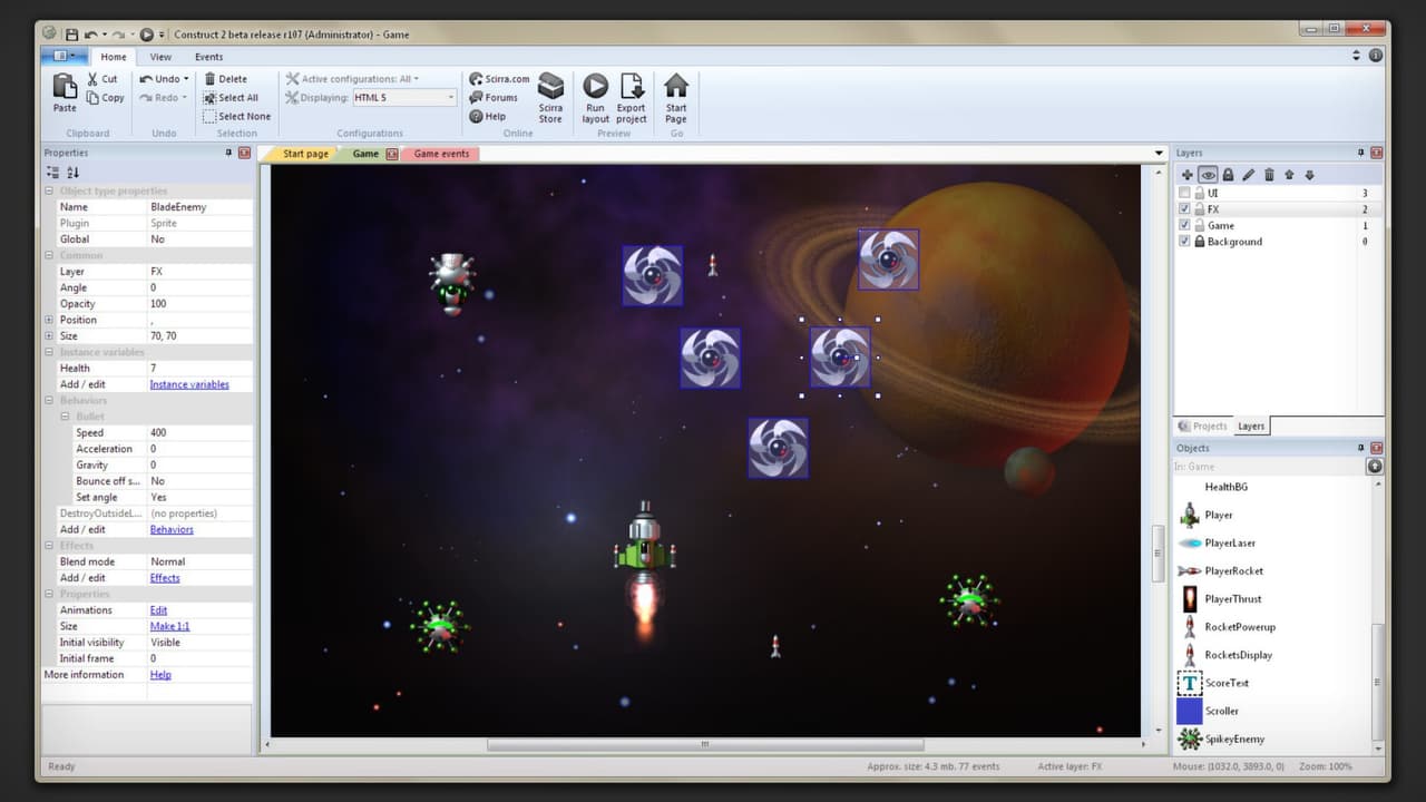 Construct 2 screenshot 3