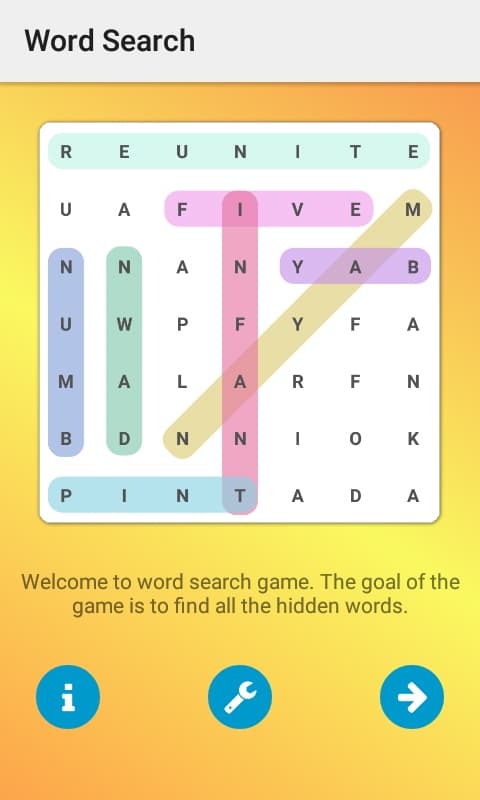 Word Search Puzzle Finder screenshot 2