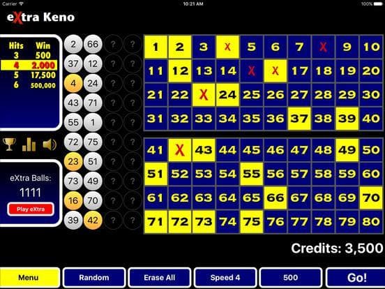 eXtra Keno screenshot 2