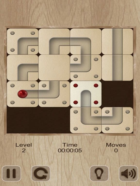 Roll the labyrinth ball screenshot 2
