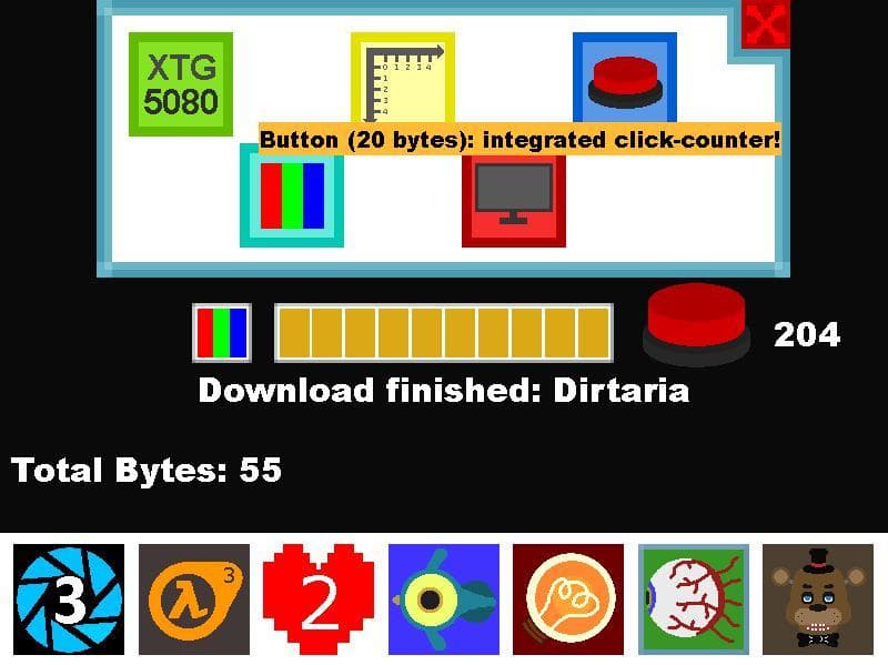 Game Downloading Simulator