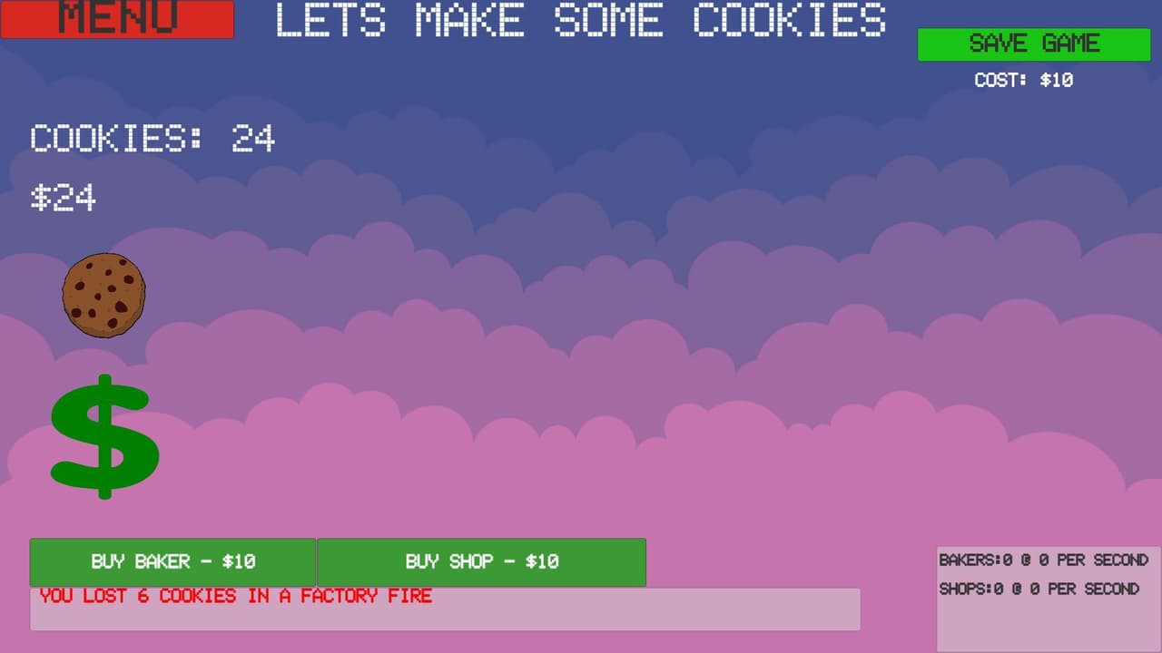 Cookie Clicker (itch) (The Silent House Studio) screenshot 2