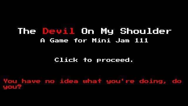 The Devil On My Shoulder screenshot 2