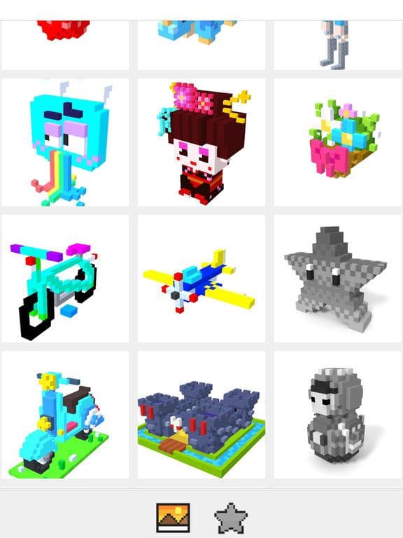 Voxel Art 3D - Color by number screenshot 2