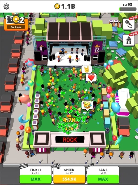 Idle Concert screenshot 3