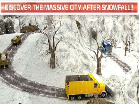 Winter Snow Euro Dump Truck Driver 3D