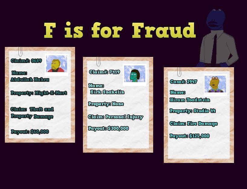 F Is For Fraud