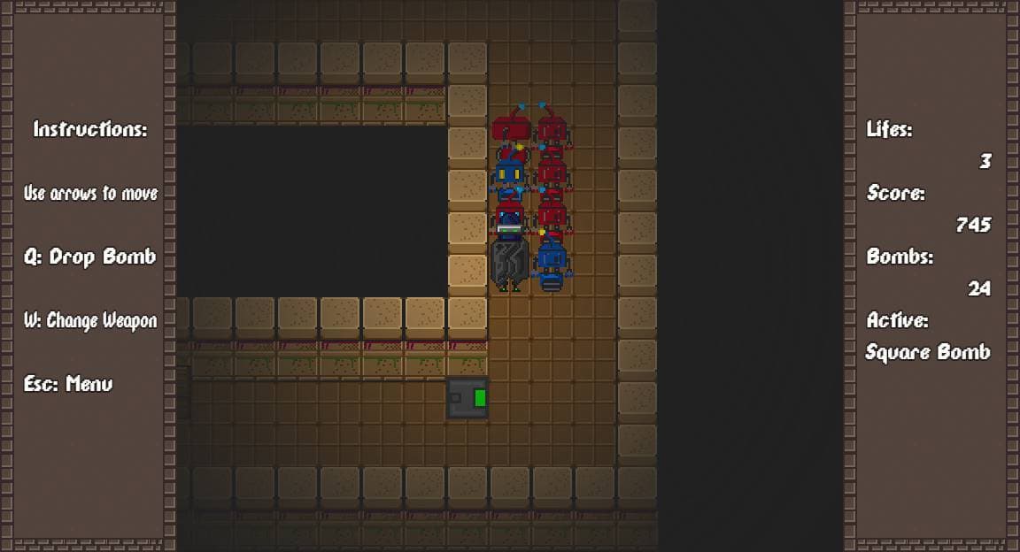 Robo Tomb, Ludum Dare 40 Edition screenshot 3