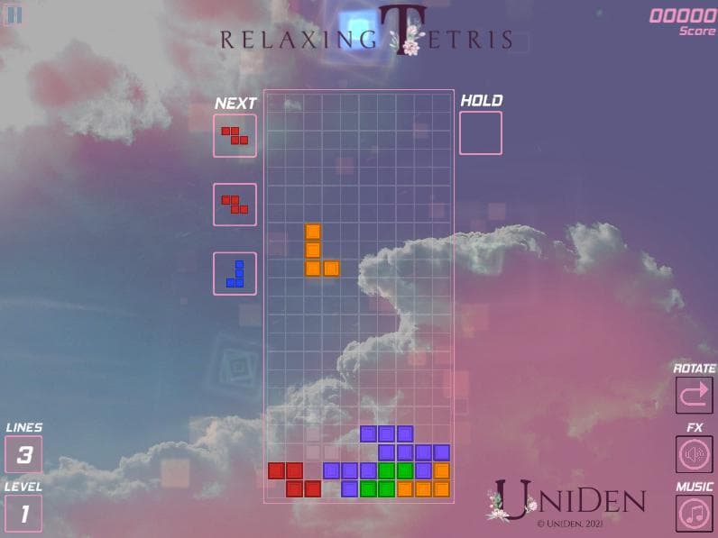 Relaxing Tetris screenshot 3