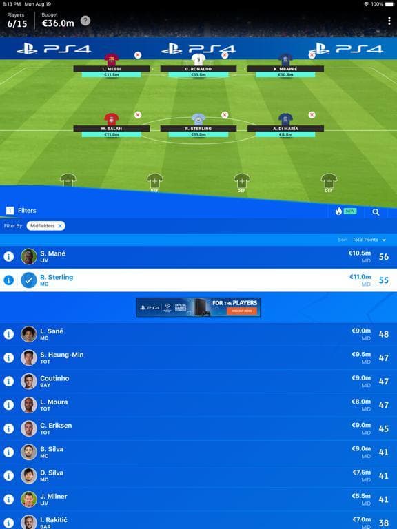 UEFA Champions League: Gaming