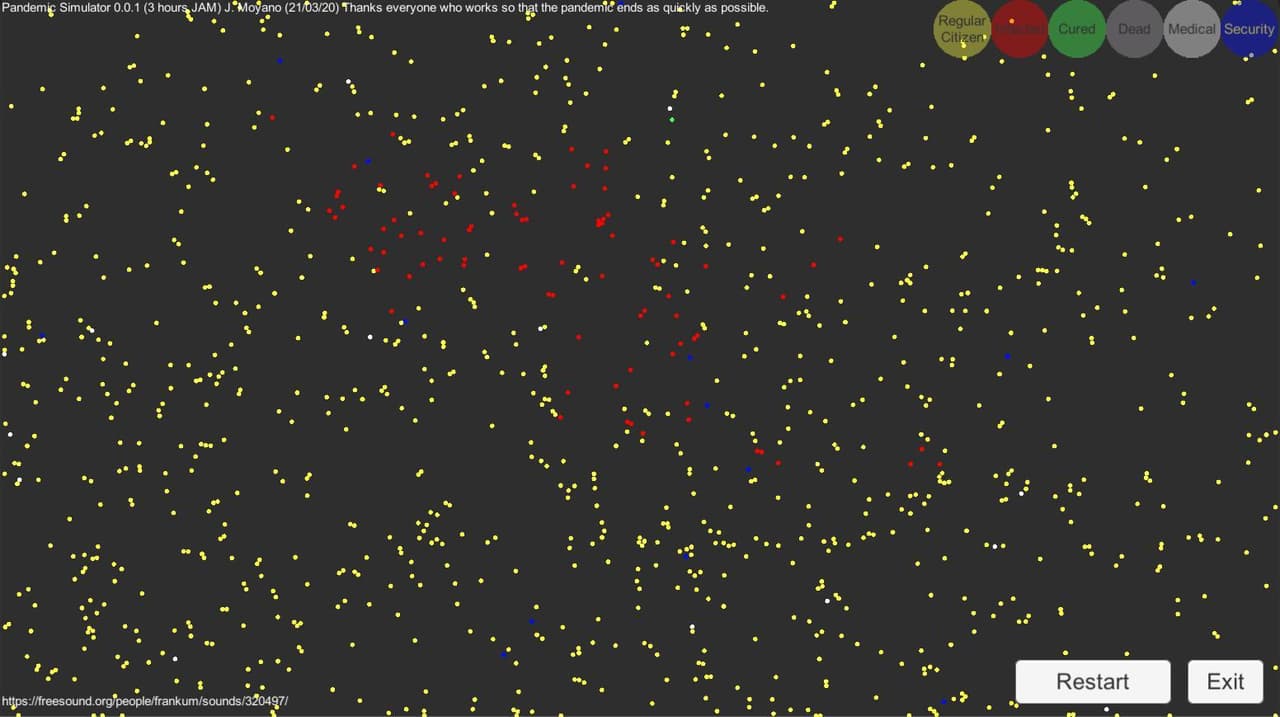 Pandemic JAM Simulator