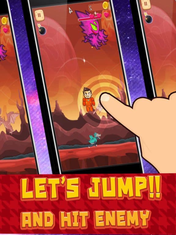 The Action Superhero Hitter Lite Games screenshot 3