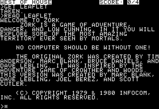Zork I screenshot 6