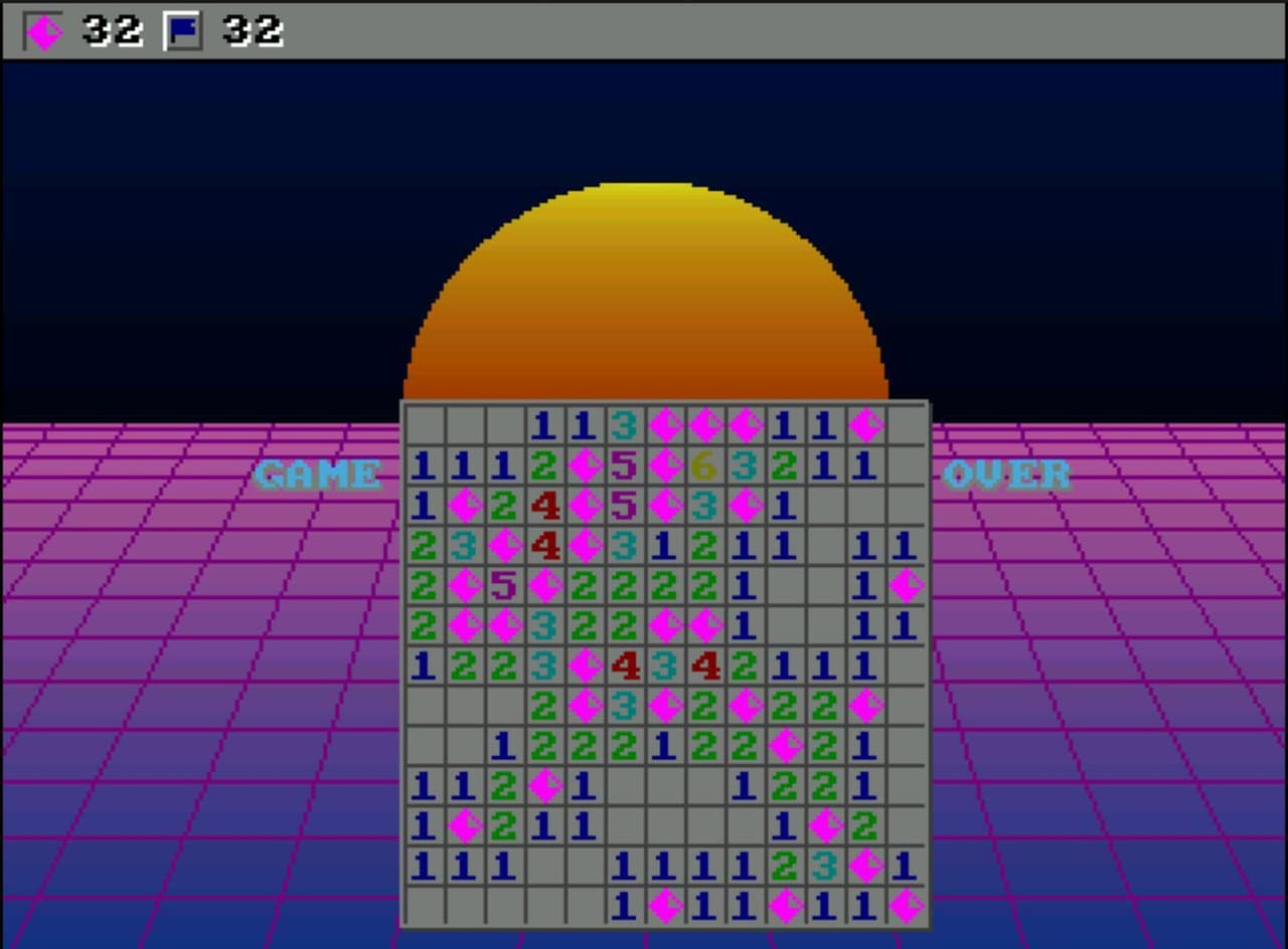 Vaporwave Minesweeper