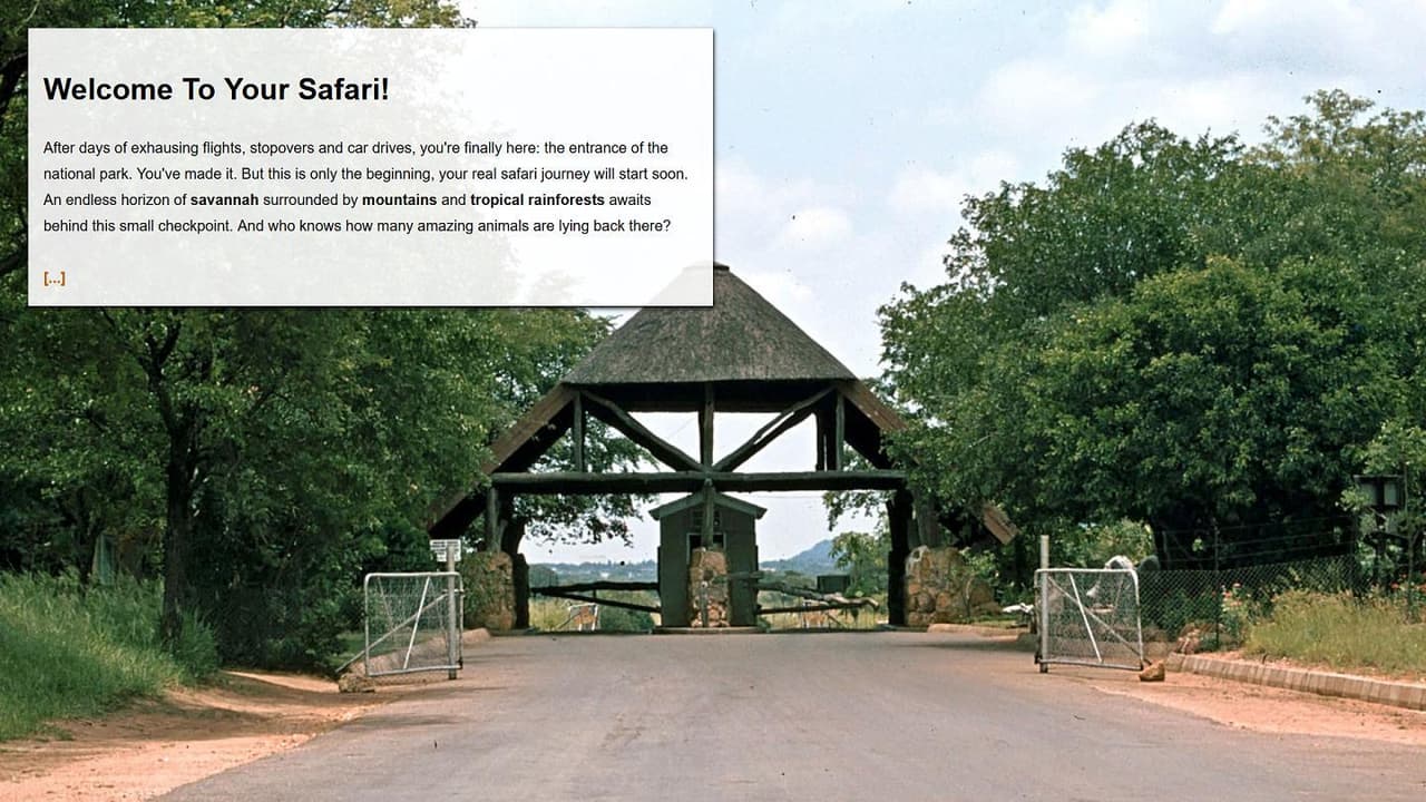 Choose Your Own Safari Adventure screenshot 2