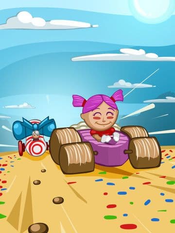 `Amazing Despicable Candy Minion Go-Kart Rush Road Chase - Free screenshot 2