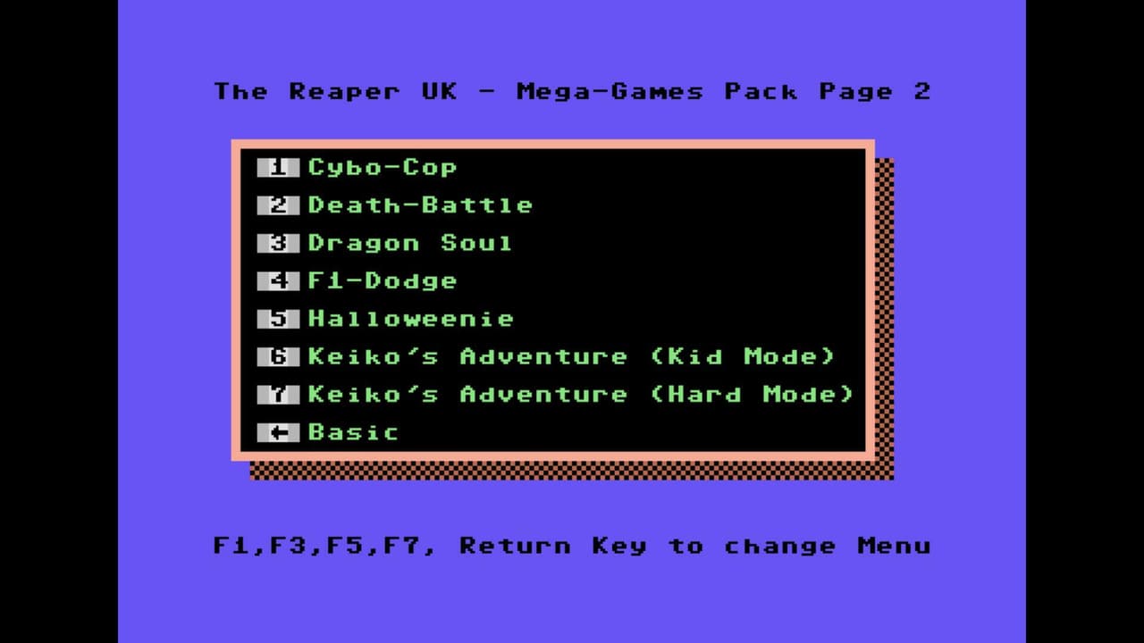 Reapers Mega Cartridge Image C64 - 25 Games screenshot 3