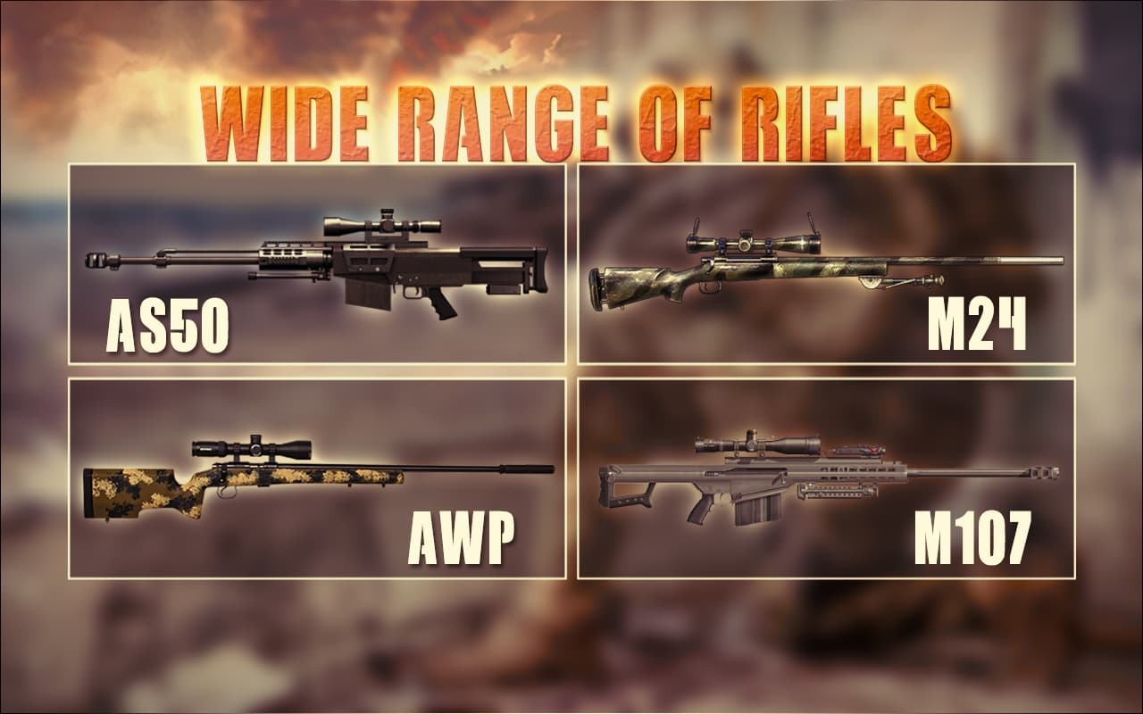 Mountain Sniper Shooting Pro– Sniper Shooting Wars screenshot 2