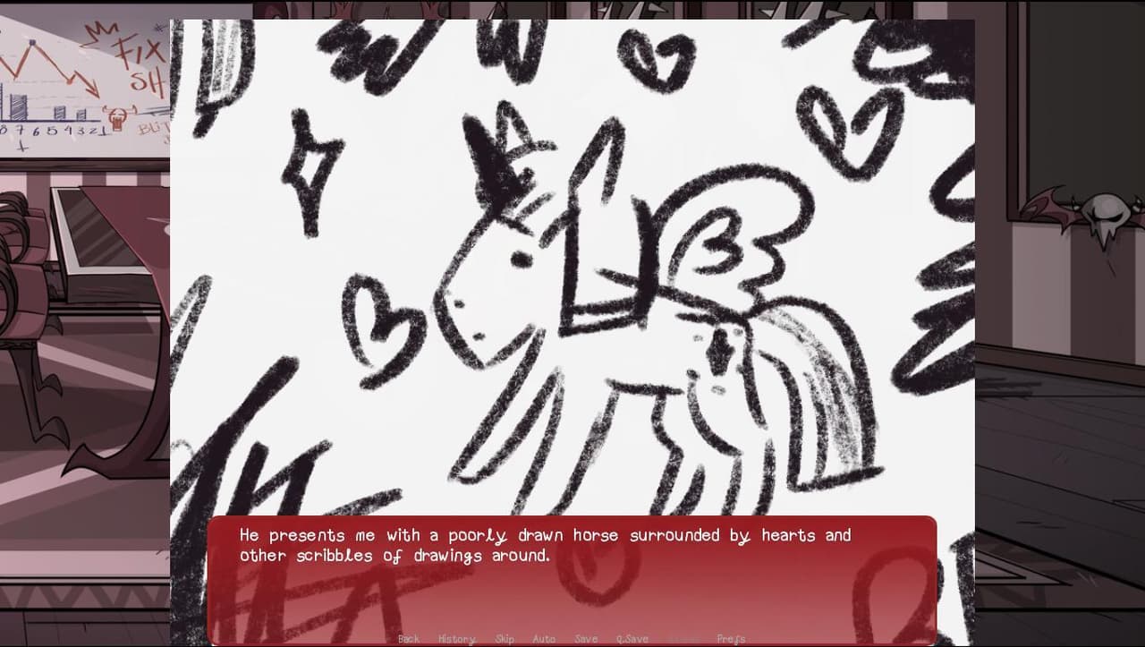 V or B ? - Helluva Boss Fan Dating Sim screenshot 2