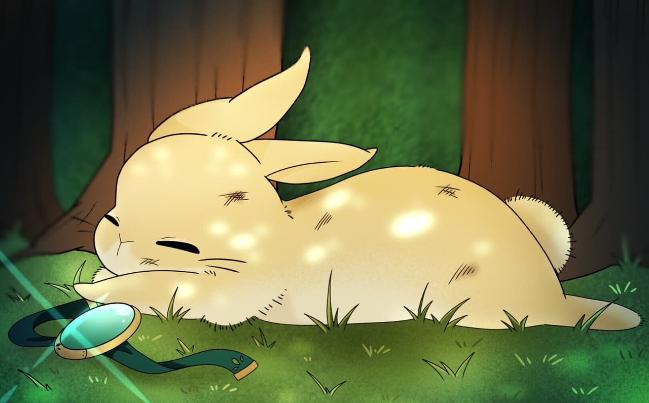 The rabbit and Tamaki are Taking a break! screenshot 5